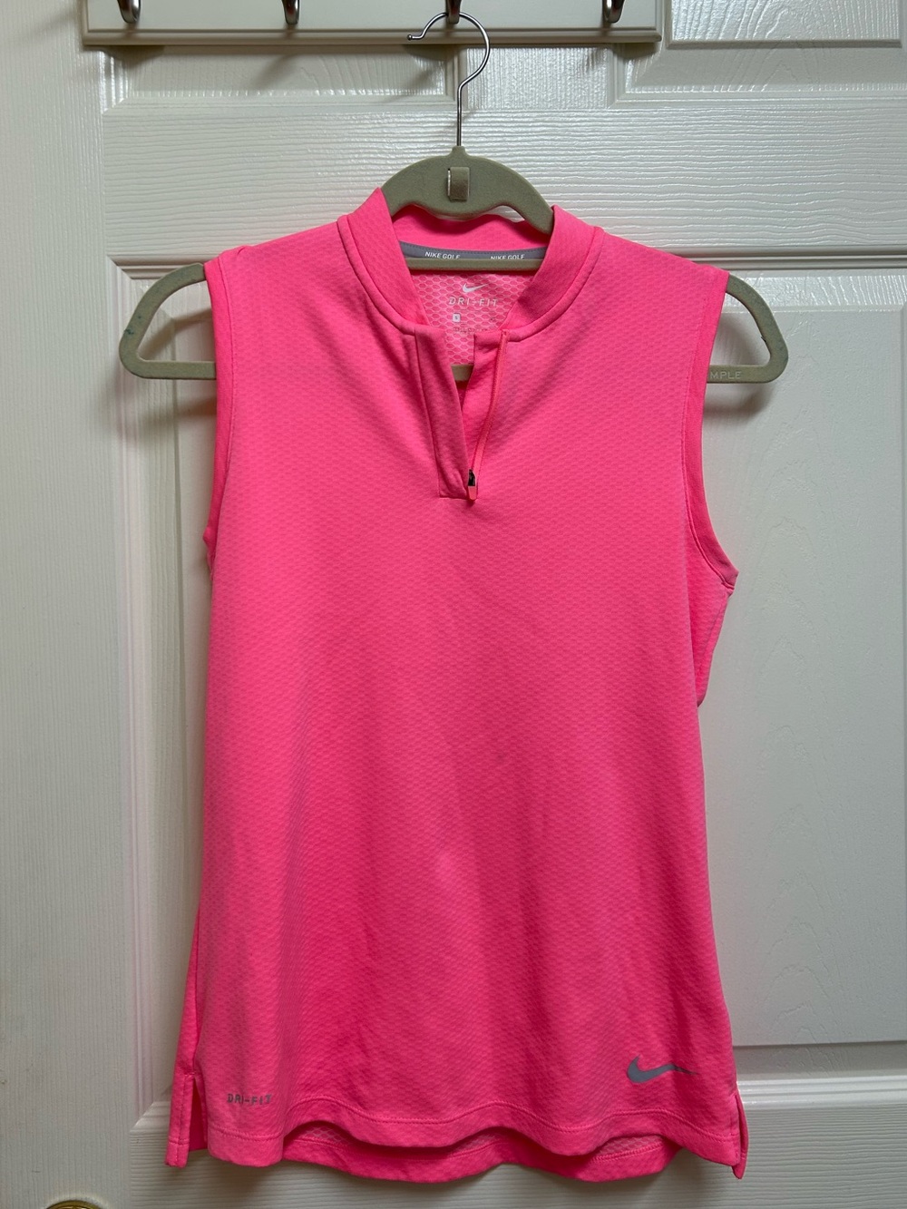 Nike Dri-Fit Pink Sleeveless Golf Top